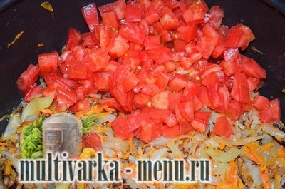 Приготовление капусты тушеной с говядиной в мультиварке