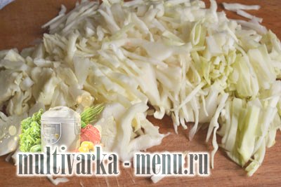 капуста со свининой в мультиварке рецепт