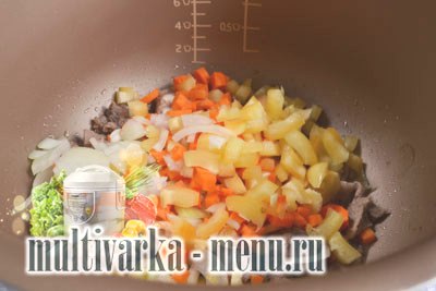 капуста со свининой в мультиварке рецепт