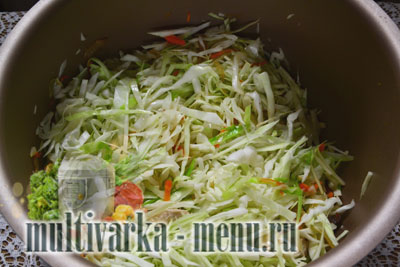 как приготовить капусту в мультиварке