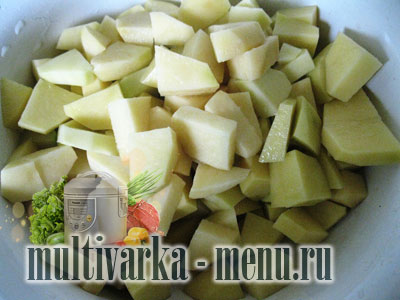 картошка в мультиварке с фото