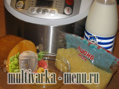 каша на молоке в мультиварке