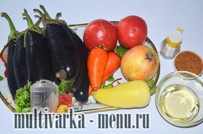 рецепт тушеных баклажанов в мультиварке