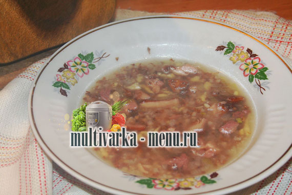 суп в мультиварке