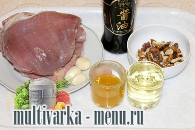 рецепт свинины в мультиварке