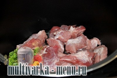 рецепт свинины в мультиварке