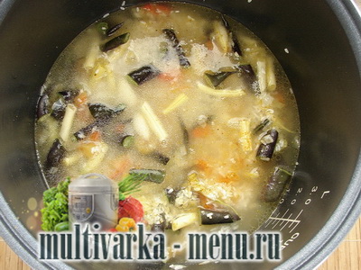 Рис с овощами в мультиварке