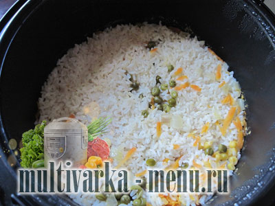 рис с овощами в мультиварке как приготовить рис в мультиварке