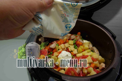 рагу с курицей в мультиварке рецепт