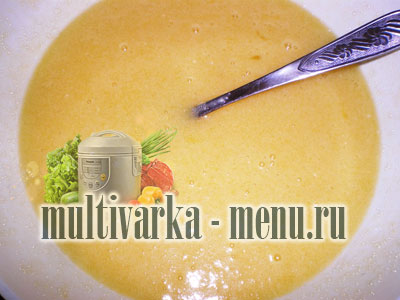 бисквит в мультиварке с фото